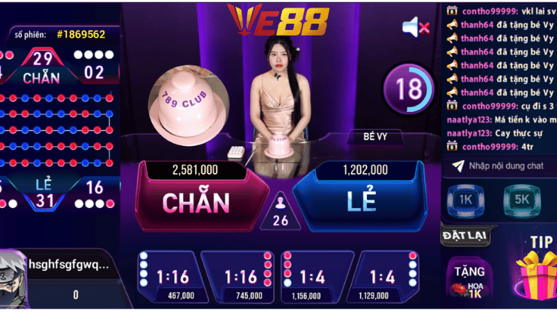 Xóc đĩa đổi thưởng - Sảnh cược hàng đầu trên nhà cái VE88 